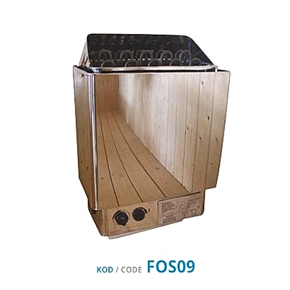 Sauna Sobası - Paslanmaz (SCA-BS Serisi) Üzerinden Kumandalı