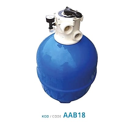 Pina Üstten Vanalı Kum Filtreleri