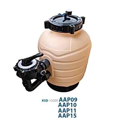 Bej Renkli Yandan Vanalı Plastik Filtreler