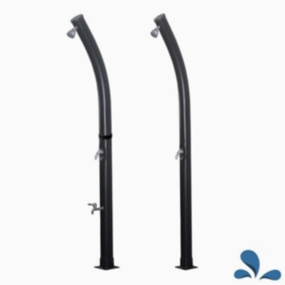 20 Litre Su Kapasiteli Kavisli Solar Bahçe Duşları