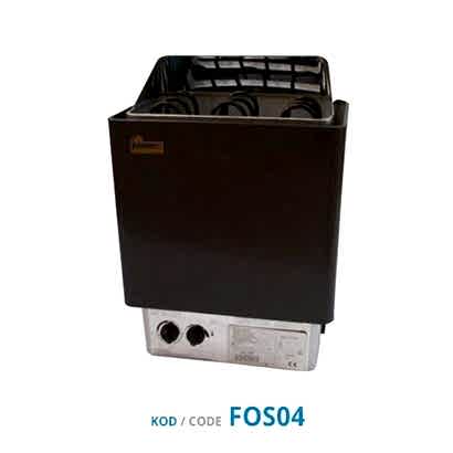 Sauna Sobası - Galvaniz Üzerinden Kumandalı