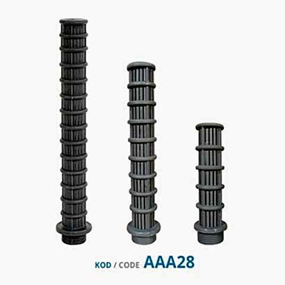 Pina Düz Filtre Nozulu (Bir tarafı dişli)