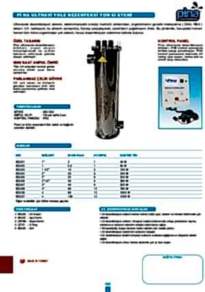 Pina Ultravi Yole Dezenfeksiyon Sistemi