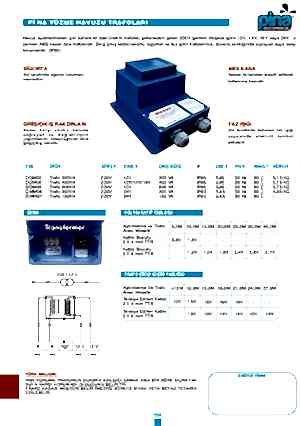 Pina Yüzme Havuzu Trafoları 