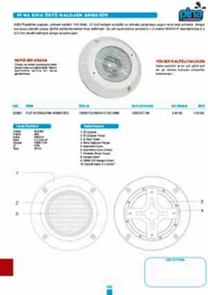 Pina Sıvaüstü Halojen Armatür
